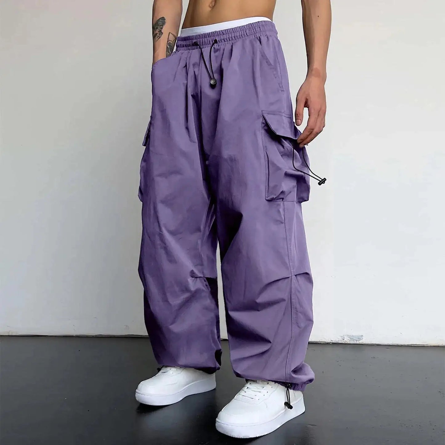 Cargo Parachute Pants