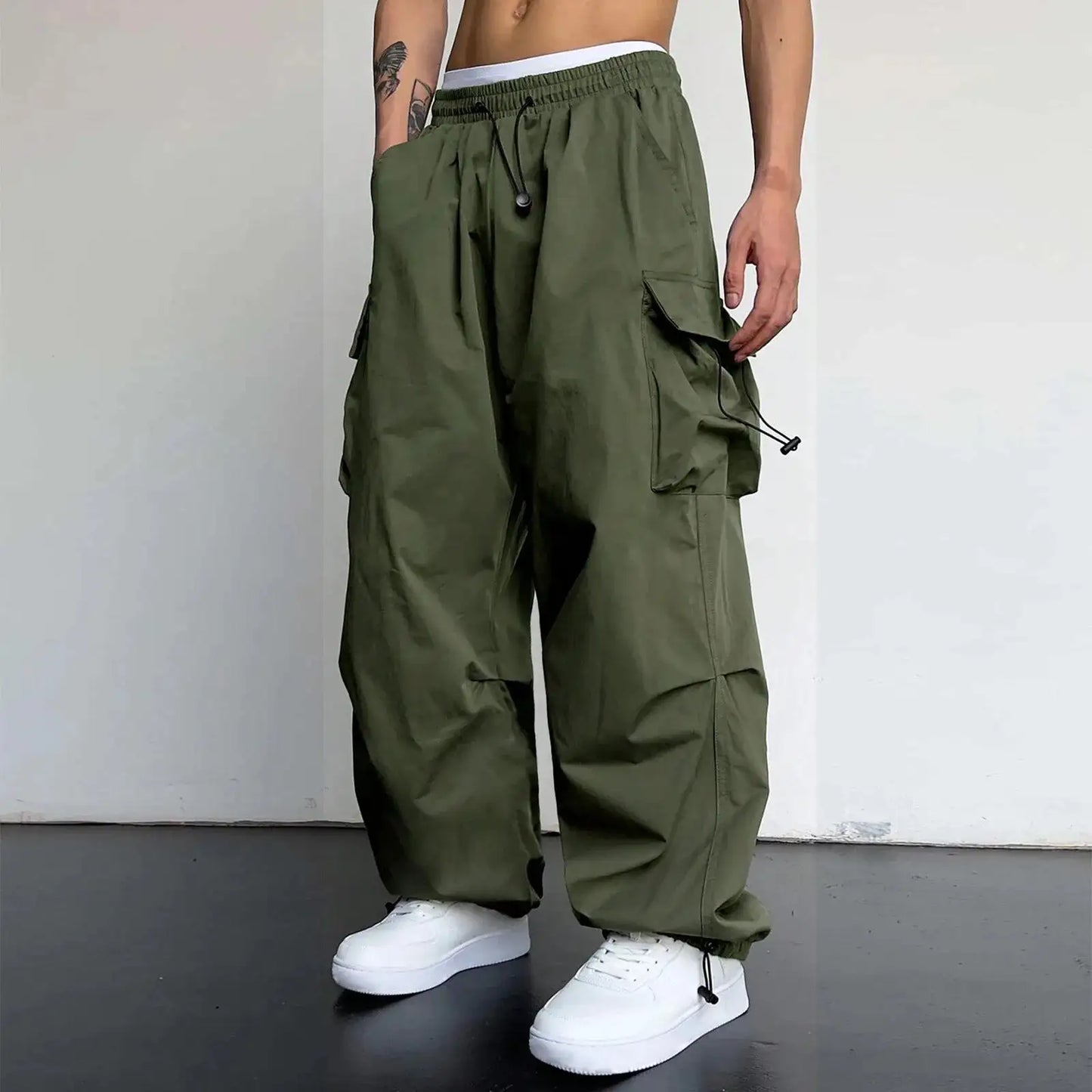 Cargo Parachute Pants